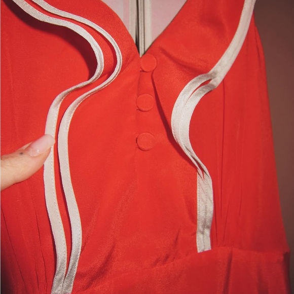 Girls From Savoy Dresses & Skirts - Chic Red Midi Dress *New With Tags*